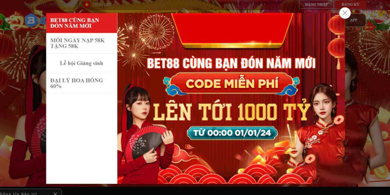 Nội dung sự kiện ưu đãi tặng code Bet88 miễn phí