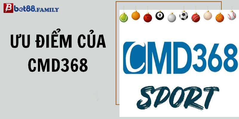 Điểm mạnh của sảnh CMD368 thu hút cược thủ